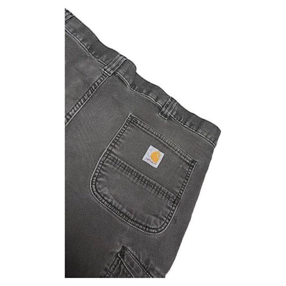 Carhartt Relaxed Fit Cargo Carpenter Designer Work Khaki Pants 38x30 - Picture 4 of 5